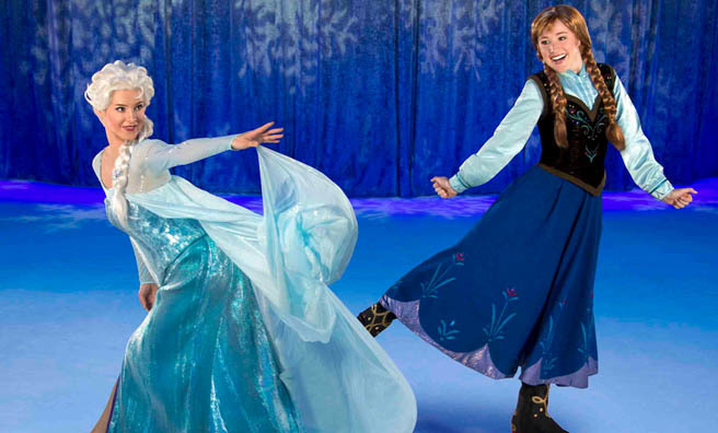 Anna and Elsa join Disney on Ice
