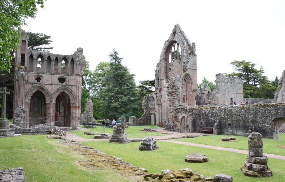 The majestic ruins of Dryburgh Abbey
