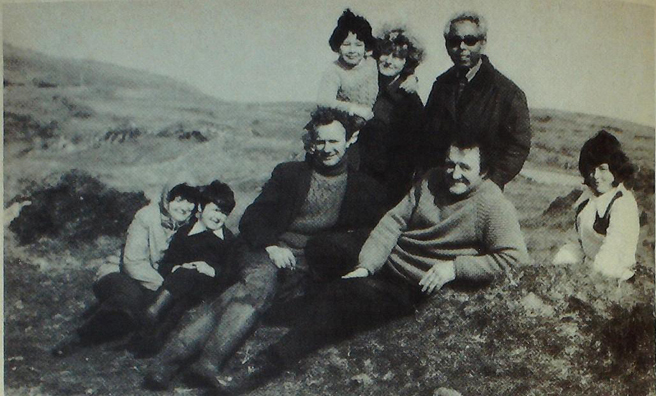 A group of Gigha islanders