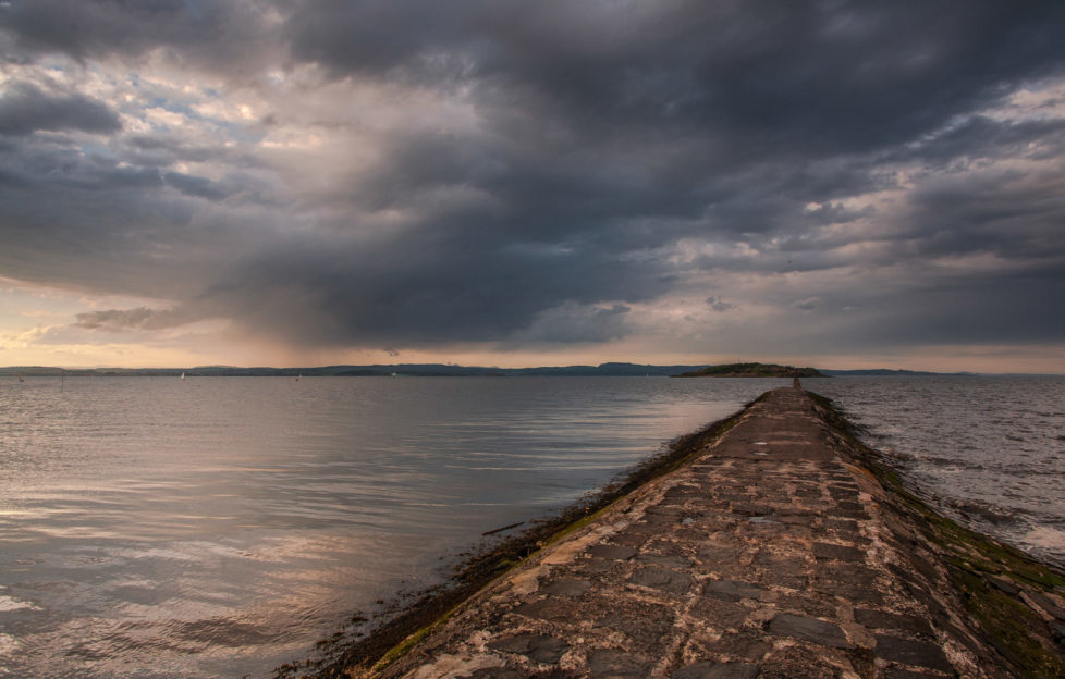 The causeway out to Cramond Island is only accessible at low tide. Pic: Shutterstock