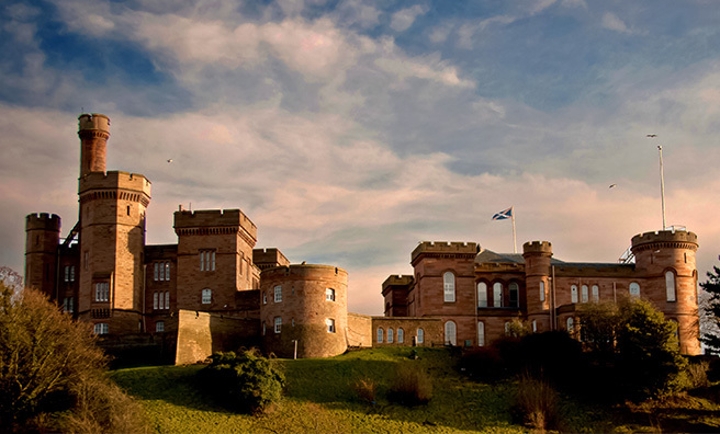 Inverness castle shutter