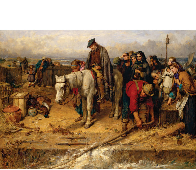 The Last Of The Clan, painted in 1865 by Thomas Faed.